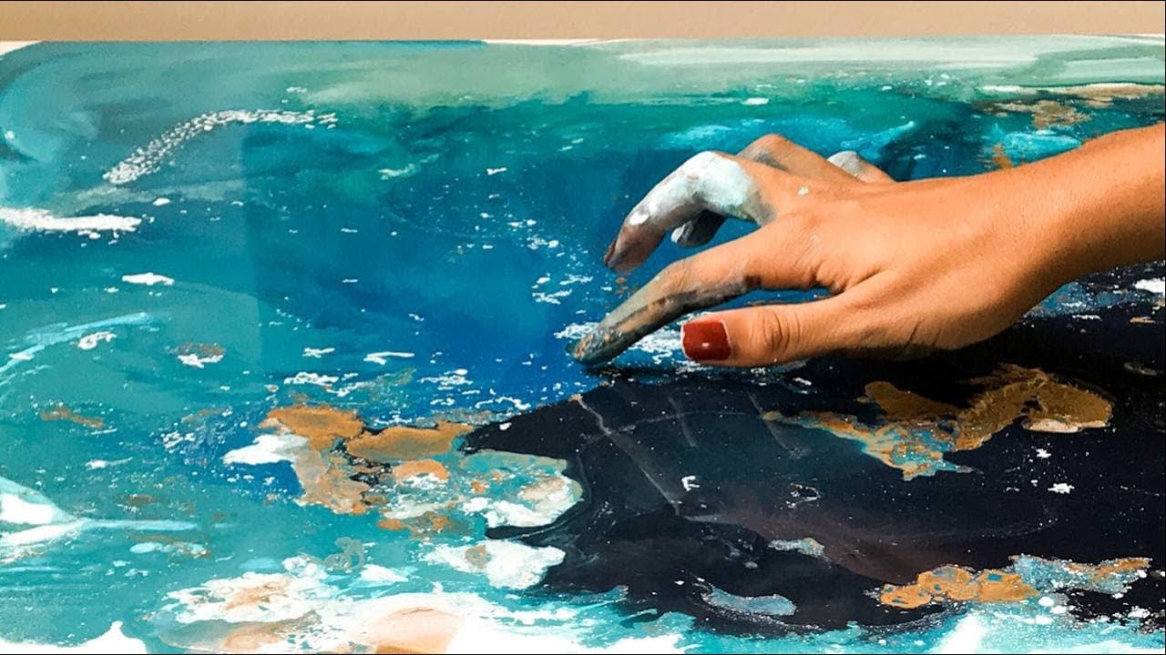 construção ✨pinturas abstratas | abstract paintings | Aline Almeida