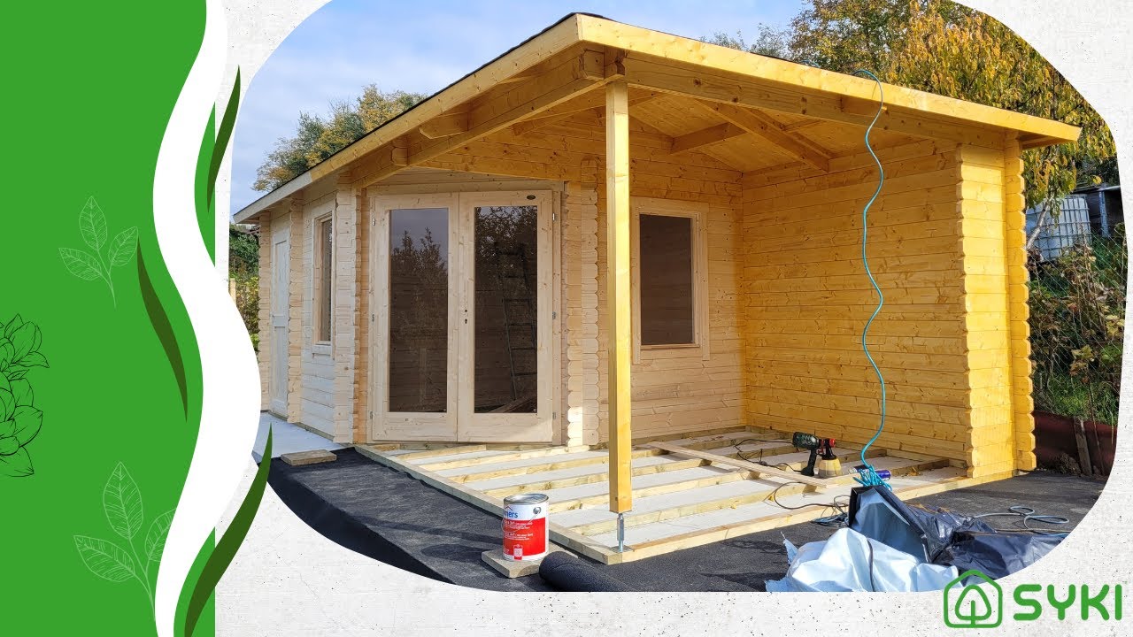 🌿 Takto vznik&aacute; v&aacute;&scaron; vysněn&yacute; zahradn&iacute; domek: Mont&aacute;ž chatky Aruba 3 u z&aacute;kazn&iacute;ka