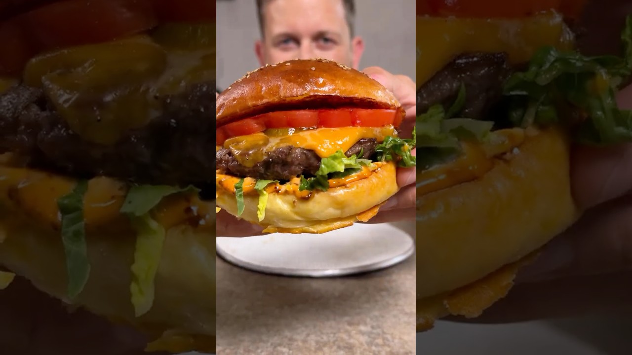 Einfach ein verdammt guter Cheeseburger 🍔 | Motion Cooking