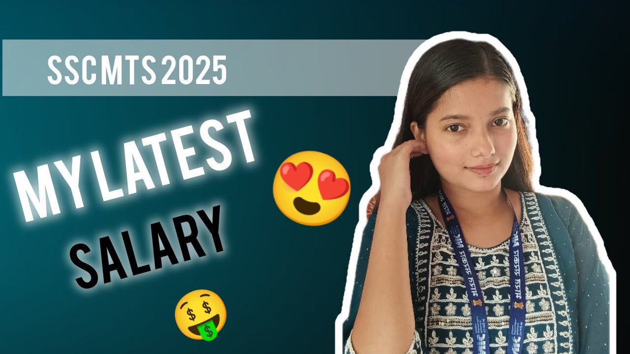 MY LATEST😍 SALARY🤑 SLIP 💯| SSC❤️ MTS 2025 SALARY 🥳