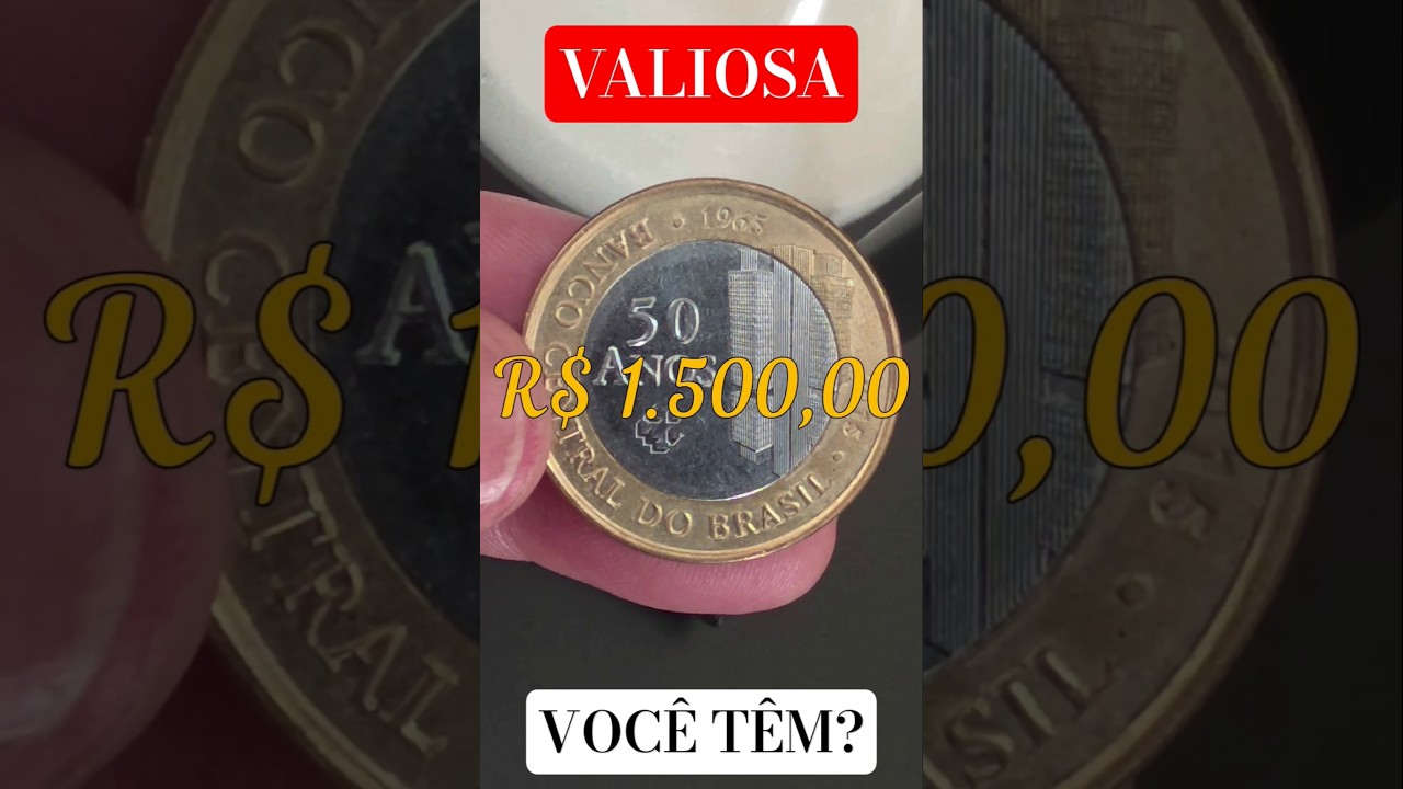 🔥Moeda valiosa BC 50 anos ❗moeda rara de r$ 1 BC que vale ouro voc&ecirc; t&ecirc;m|?
