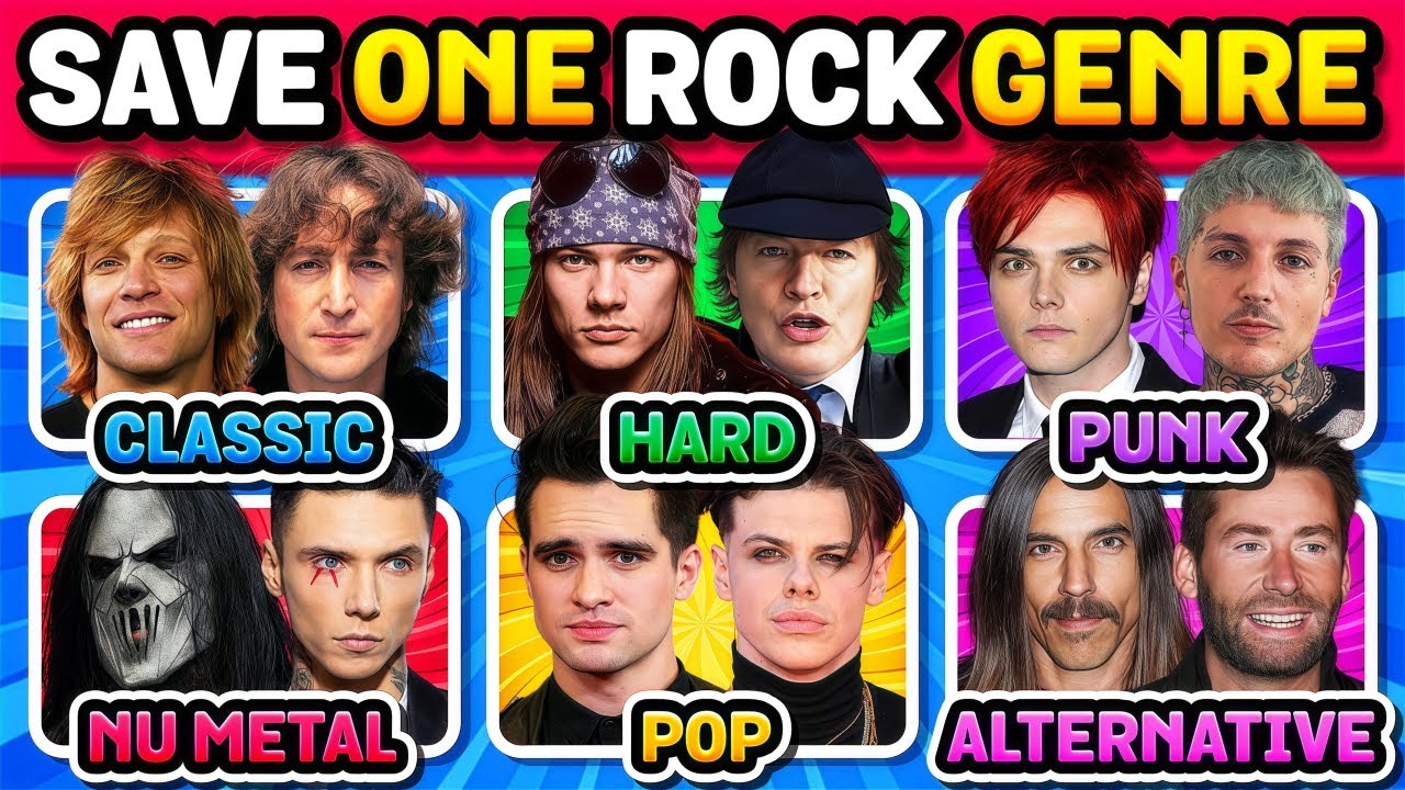 Save One ROCK GENRE Song 🎸🔥 Epic Rock Battle, Different Genres | Music Quiz