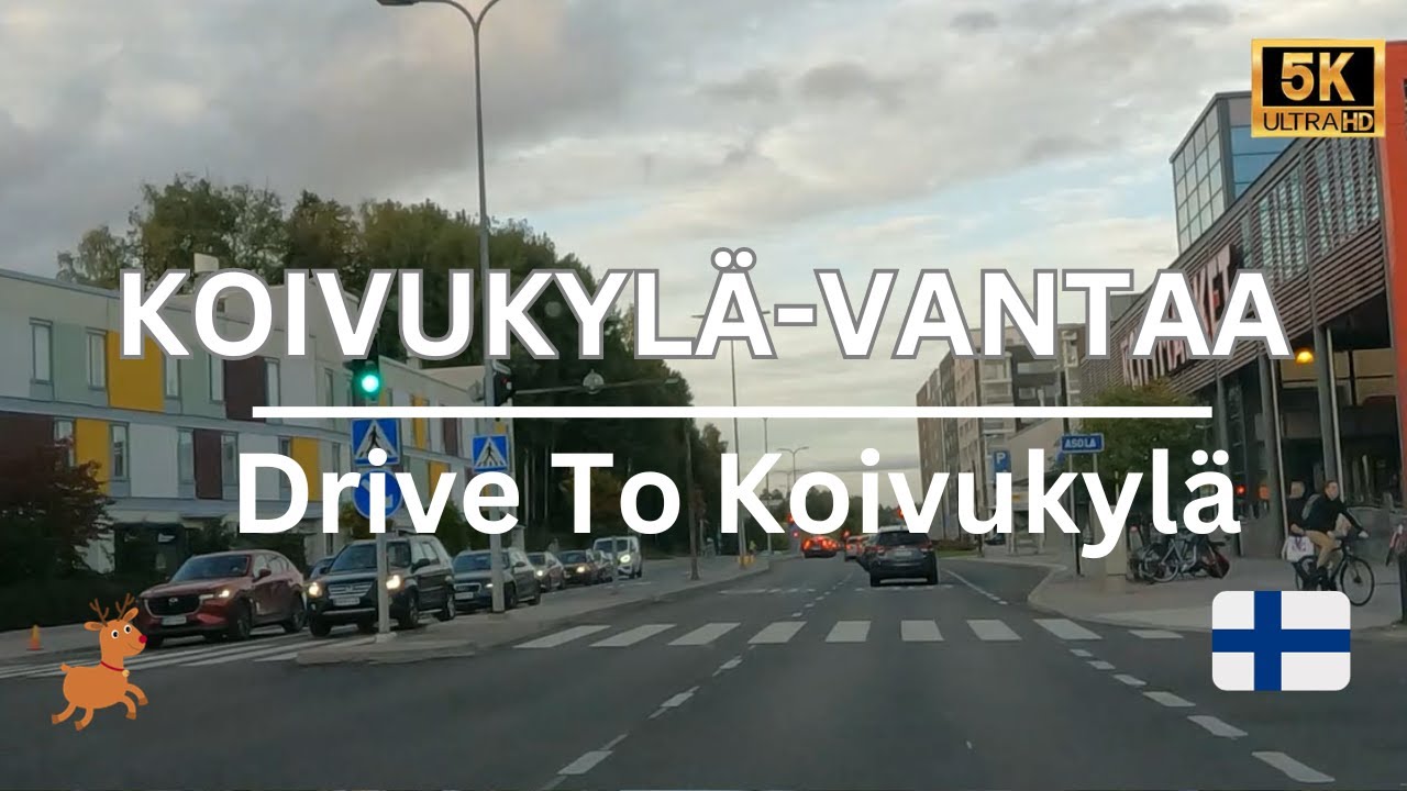 Driving to Koivukylä Vantaa Finland : Koivukylä District Drive Tour | City Explorer