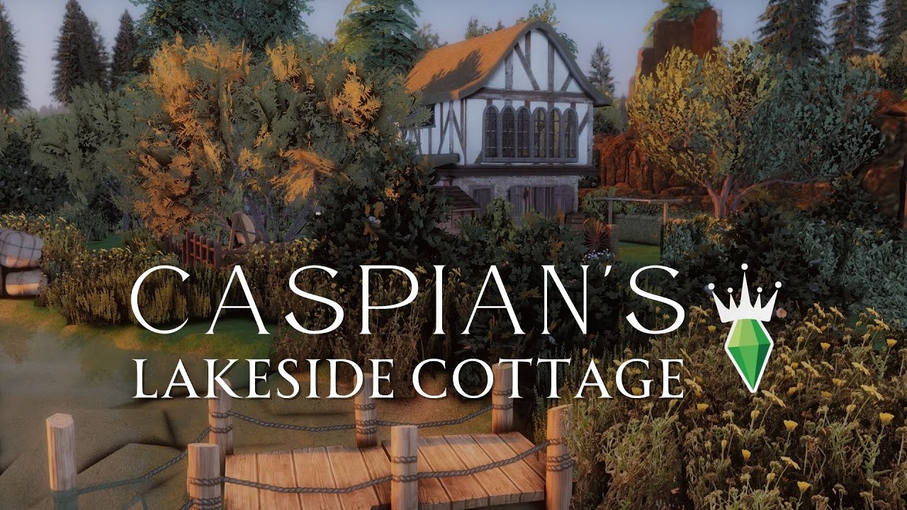 ULTIMATE Decades Challenge | Speed Build | Caspian's Lakeside Cottage | Sims 4 (Music Only)