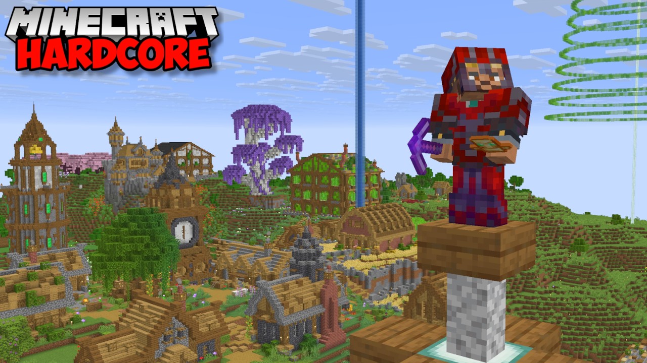 (LIVE) Expanding My Home Base In Minecraft Hardcore
