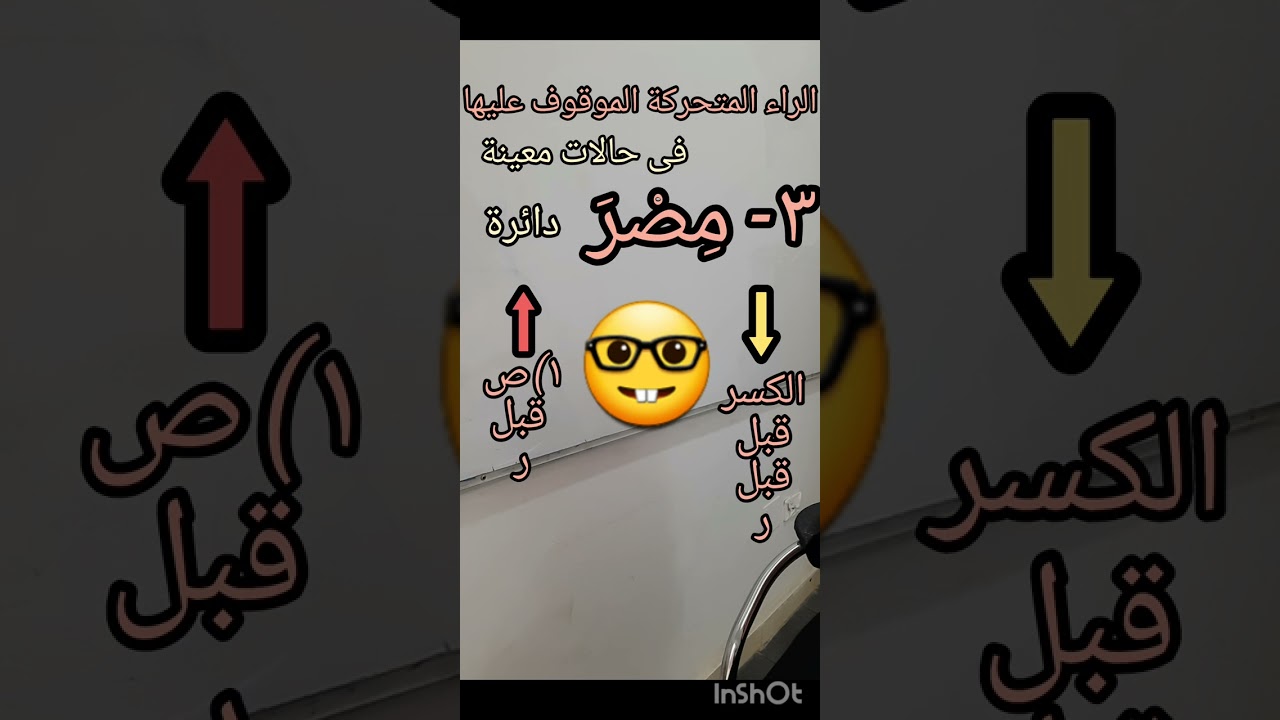 أحكام الراء المتحركة الموقوف عليها بالروم أو السكون العارض.