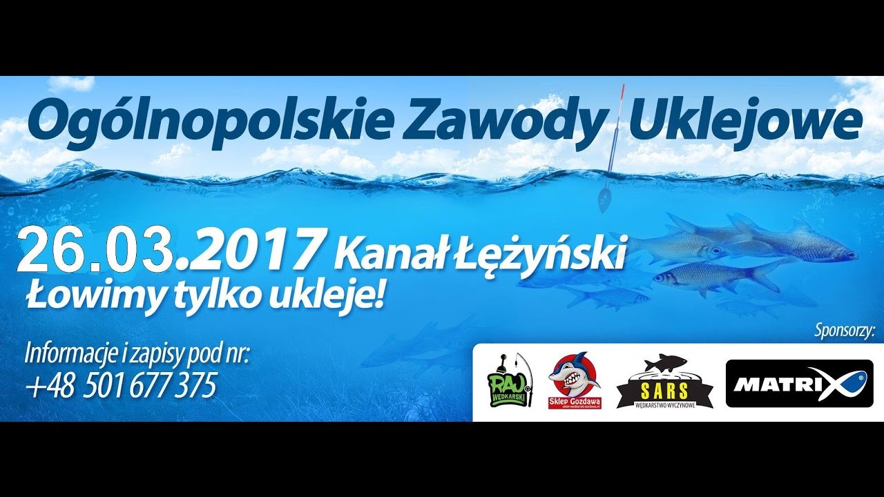 Ogólnopolskie Zawody Uklejowe Kanał Łężyński 26.03.2017
