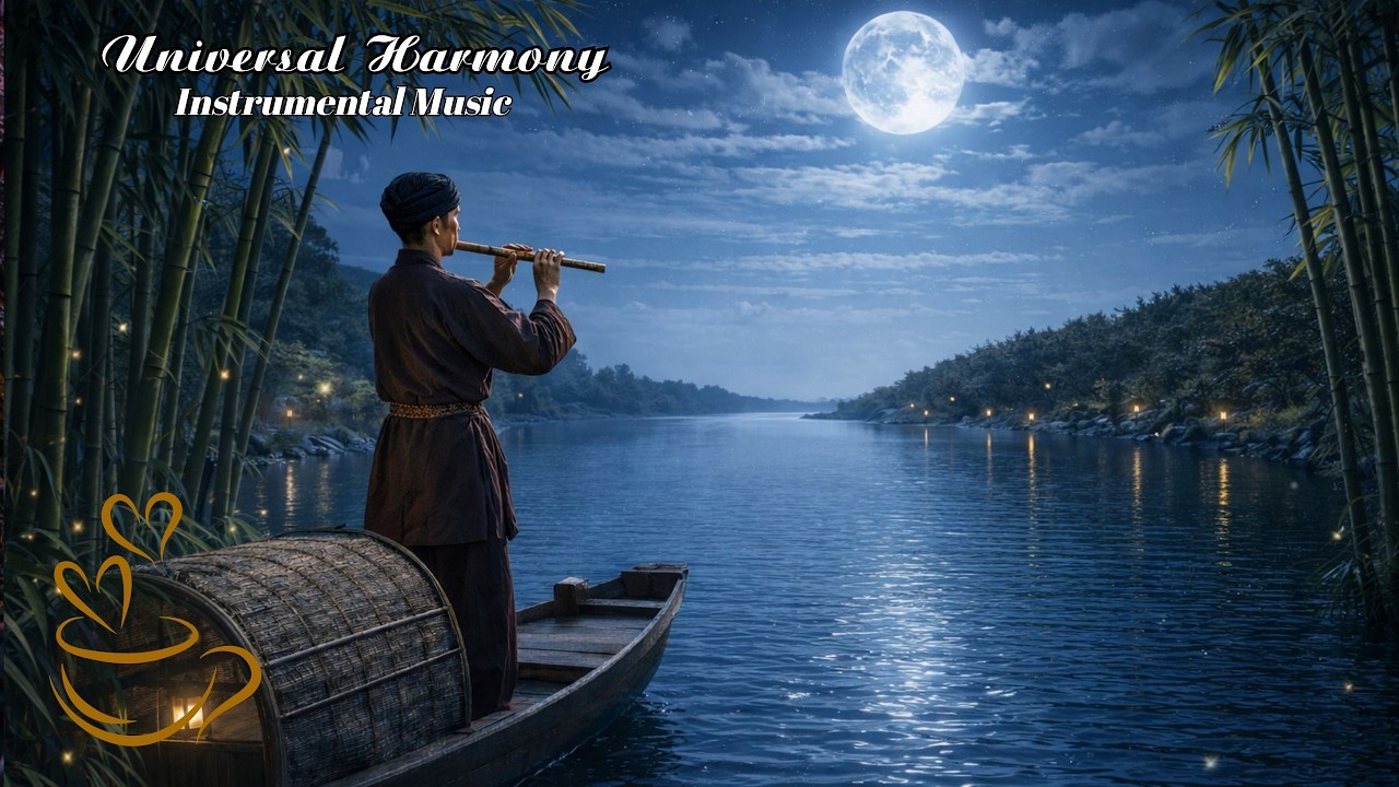 Perfect Serenity – Golden Hour | Bamboo Flute | Stress Relief | VibeFlow Zen