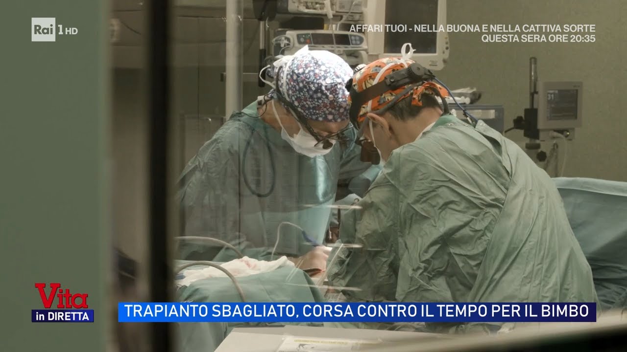 Trapianto sbagliato, corsa contro il tempo per il bimbo  - Vita in diretta 13/02/2026