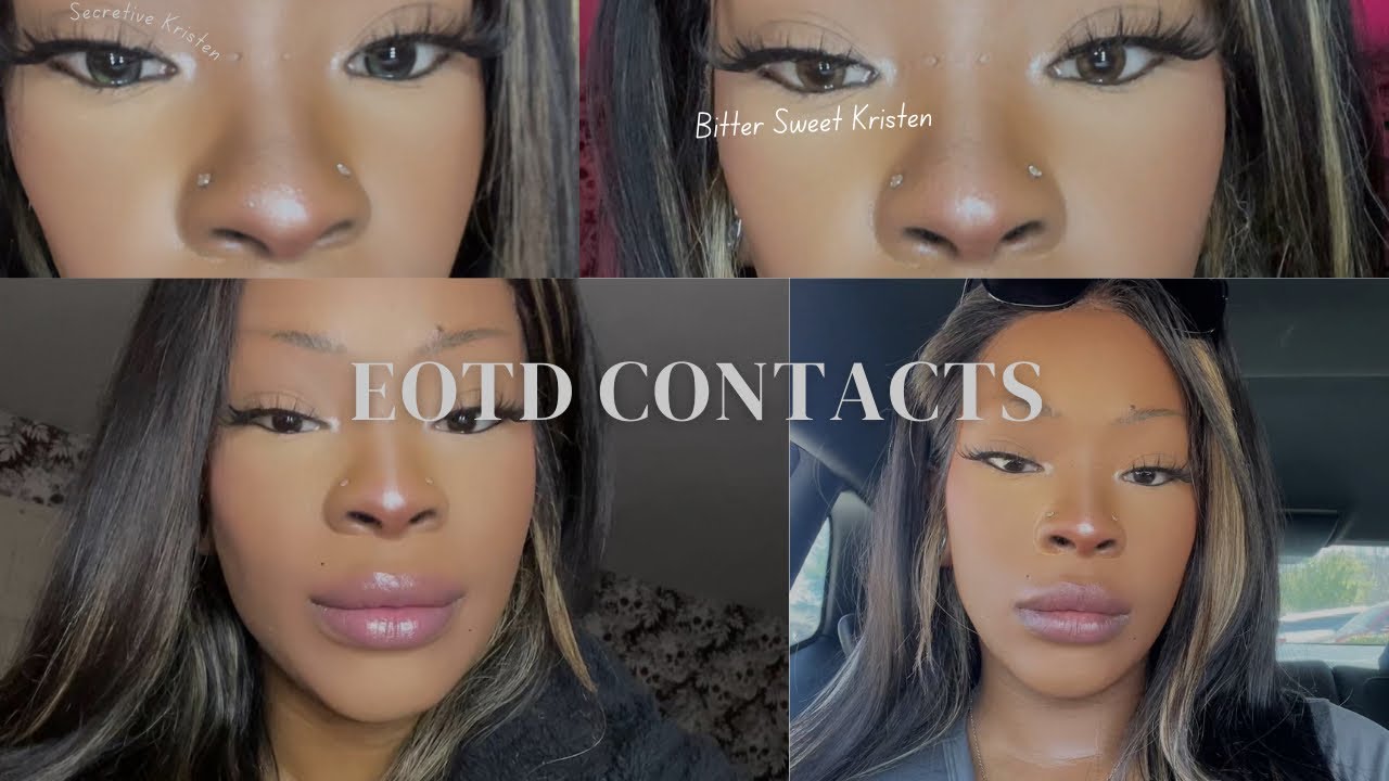 BEST COLORED CONTACTS FOR DARK BROWN EYES (QUICK REVIEW) | eotd contact lenses