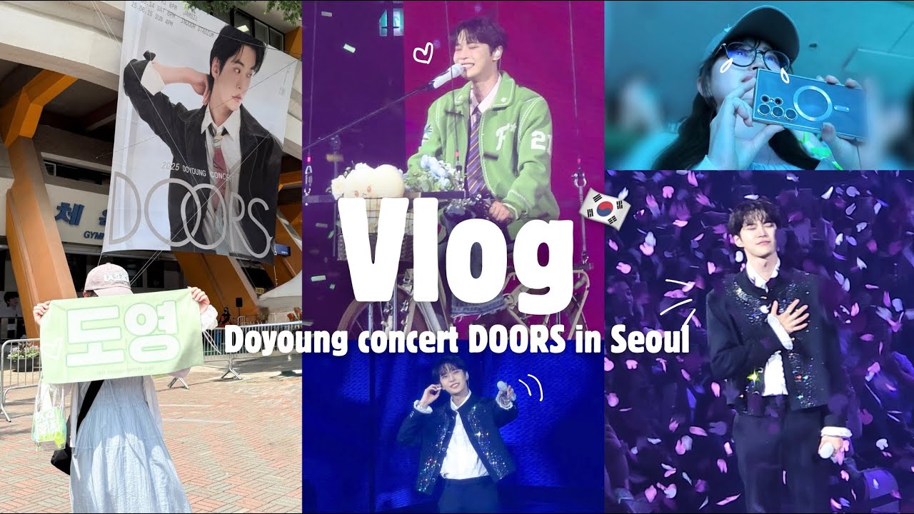 【NCTzen Vlog】安定のぼっち渡韓で楽しんだソウルコン🍀 / 推しの兵役直前コンサート🥺 / 2025 DOYOUNG CONCERT [DOORS] in Seoul 🐰🩵