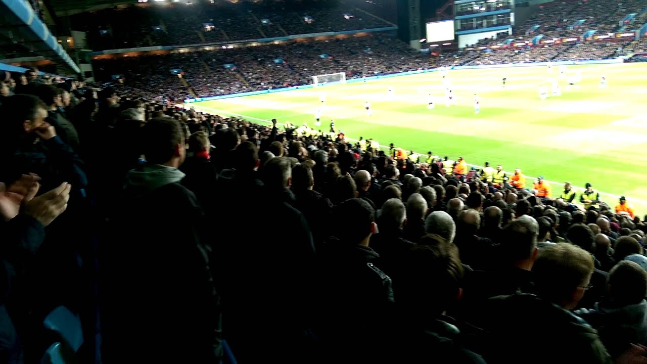 Man united fans 12 cantonas at villa park
