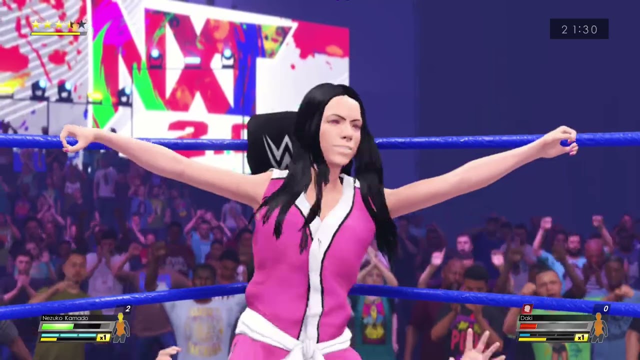 WWE 2k22 Nezuko VS Daki Stinkface Ironwoman 1 (Daki Gets Stinkface More)