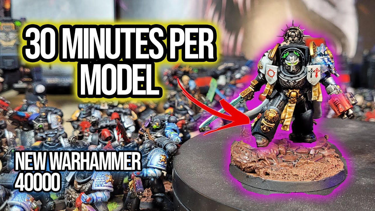I tried to paint all of Warhammer 40000 Leviathan before release