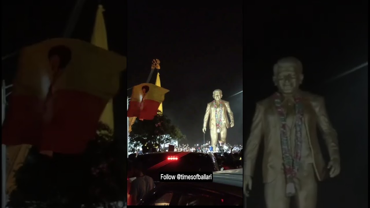 🤩 Tallest Dr.Puneeth Rajkumar statue in Karnataka❤️ Ballari || Bellary #Appu #Puneethrajkumar #kfi