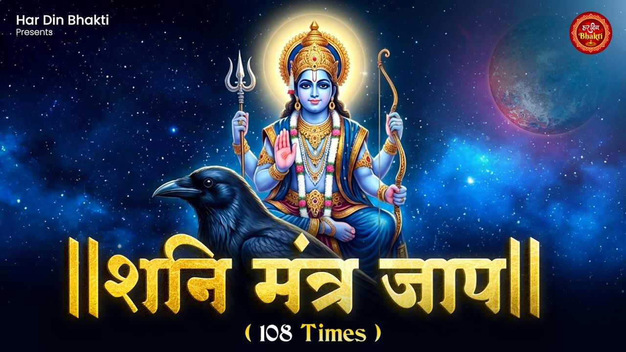 शनिवार को यह शनि मंत्र जरूर सुनें | शनि देव की कृपा पाएँ | शनि मंत्र जाप #shanidev #shanimantra