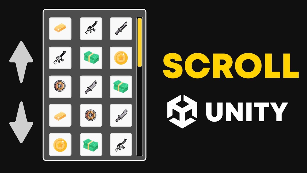 Unity Scroll View: как создать прокручиваемое меню в Unity