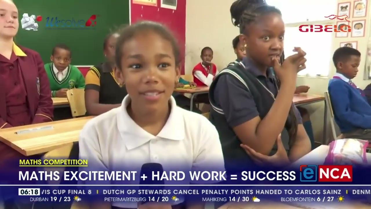 Gibela Wesolve4x Maths Competition 2025 eNCA interview