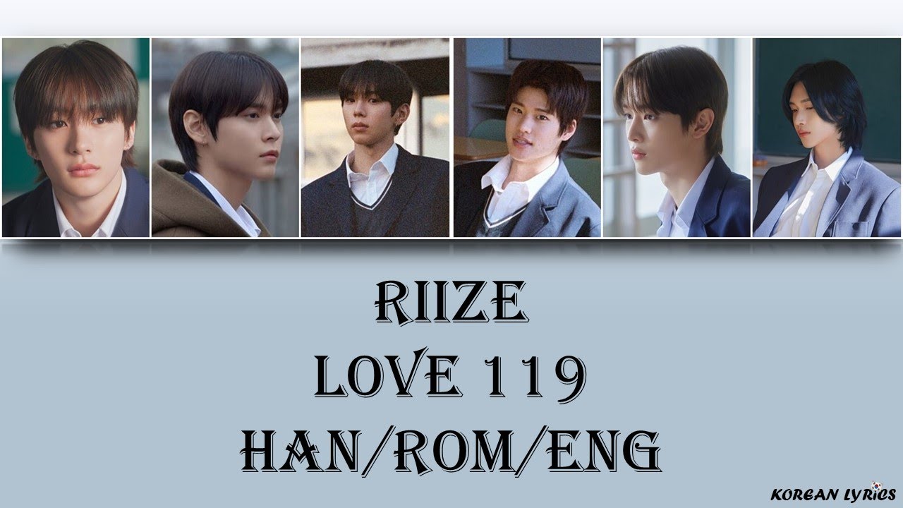 RIIZE - Love 119 (Han/Rom/Eng) Lyrics