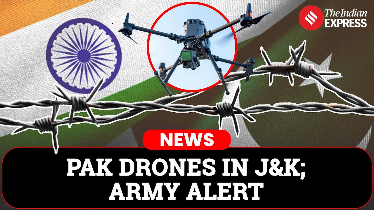 Pakistani Drones Spotted Along LoC in Rajouri; Army Opens Fire In Nowshera Sector