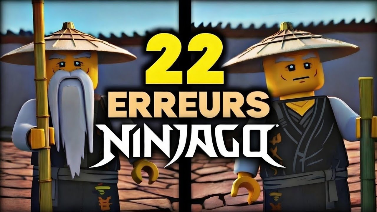 22 ERREURS que tu n'as JAMAIS remarquées dans NINJAGO..