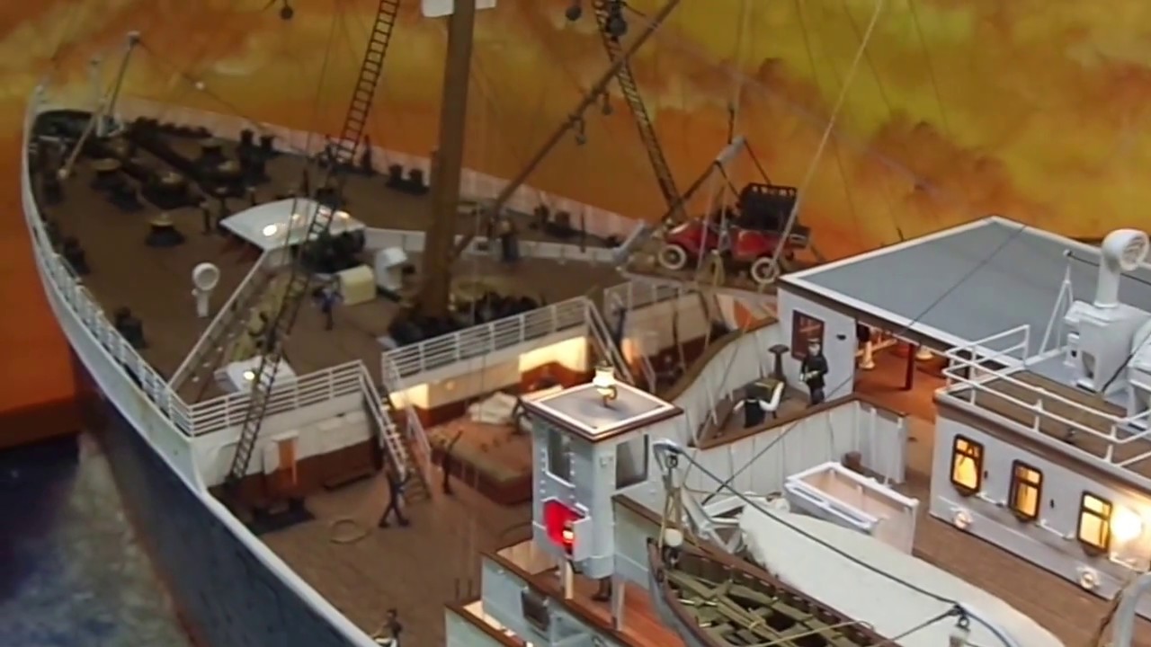 Titanic model / diorama, 1:100, scratchbuild, Rodrigo Piller, Brasil