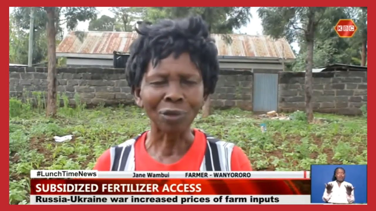 Fertilizer subsidy by the government meant to boost food production