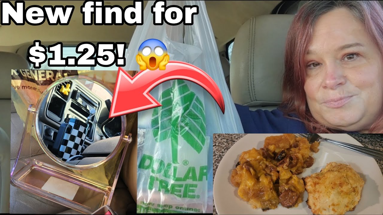 *New find at Dollar💸 Tree from Walmart + Haul + vlog and slow cooker smoked sausage and potatoes*