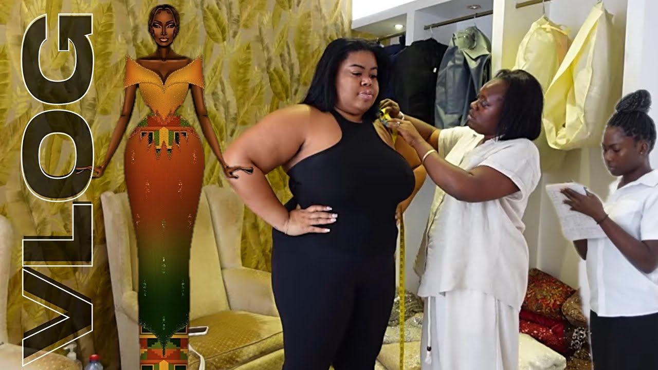 GHANA VLOG: Designing my Traditional Ghanaian Wedding Dress! + My Fav Restaurant in Accra & MORE!