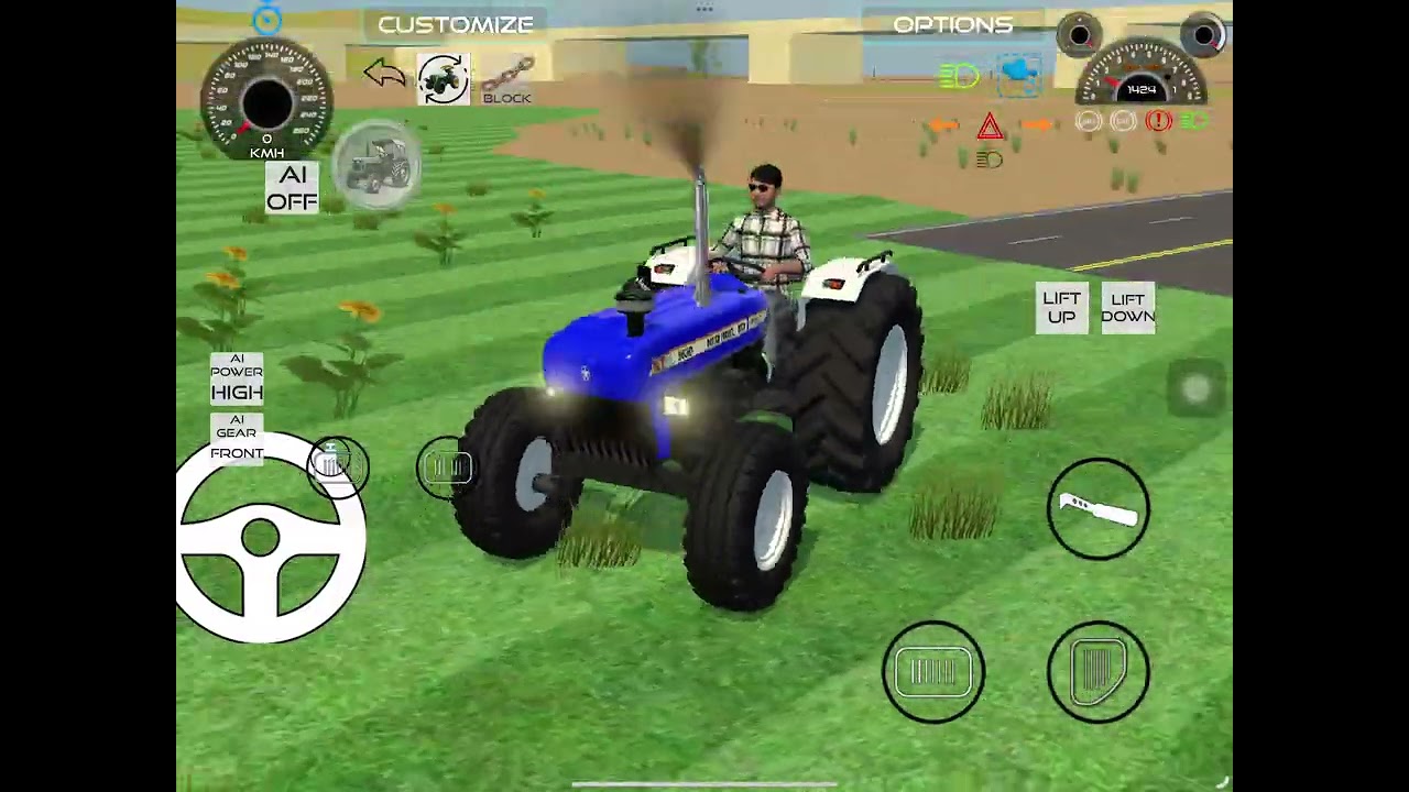 Playing Indian vehicle simulator 3-D 