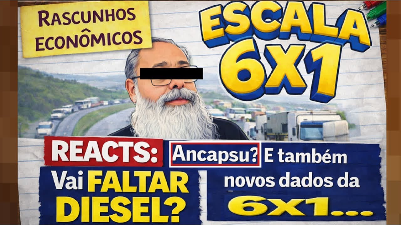 REACTS: Vai FALTAR DIESEL? Ancapsu? E também novos dados da Escala 6x1....