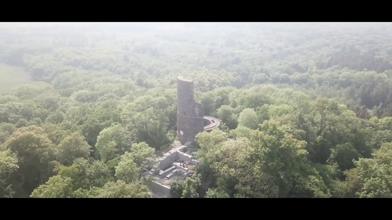 Steinbach dam & Tomburg Ruins drone tour