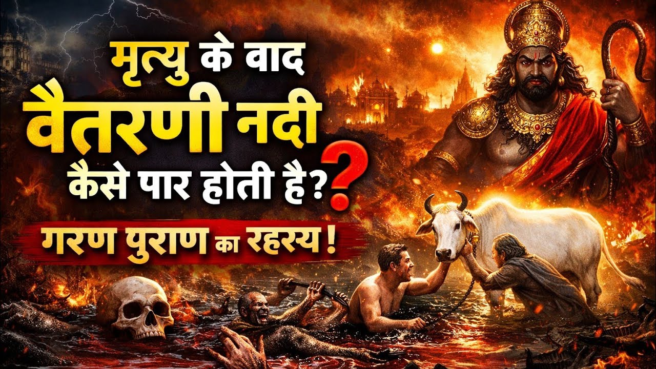 मृत्यु के बाद आत्मा वैतरणी नदी कैसे पार करती है? | गरुण पुराण का चौंकाने वाला सच | यमलोक रहस्य