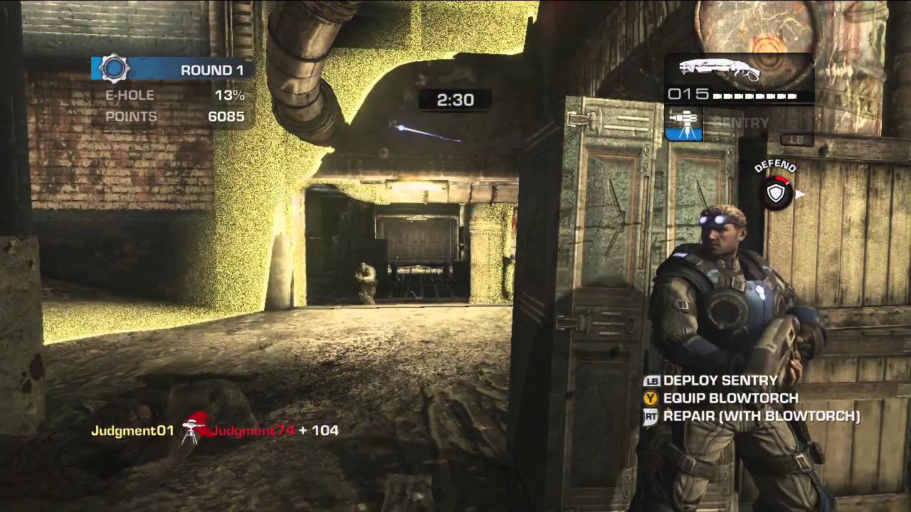 Gears of War: Judgment - Overrun Junkyard Multiplayer Gameplay