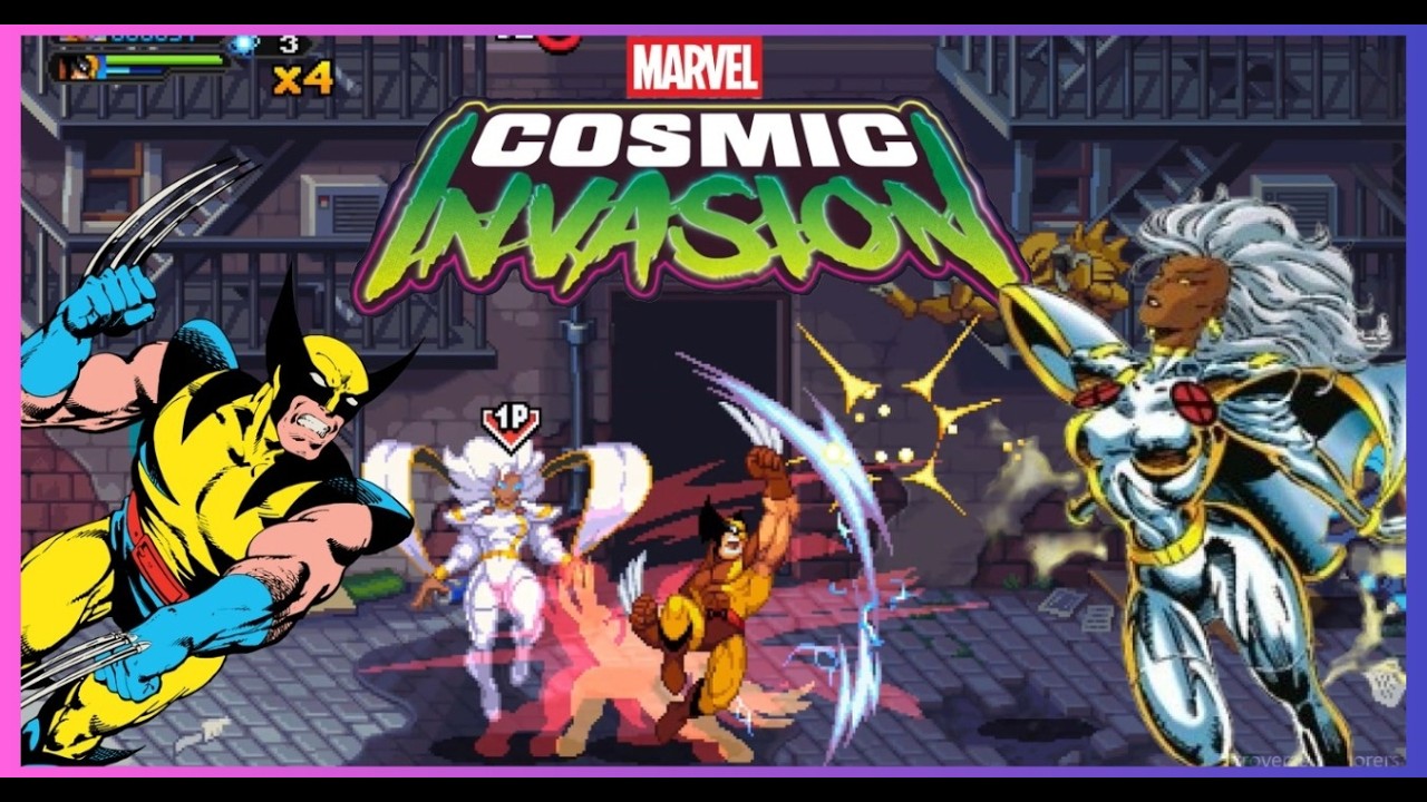 Storm and Wolverine Longplay - Marvel Cosmic Invasion