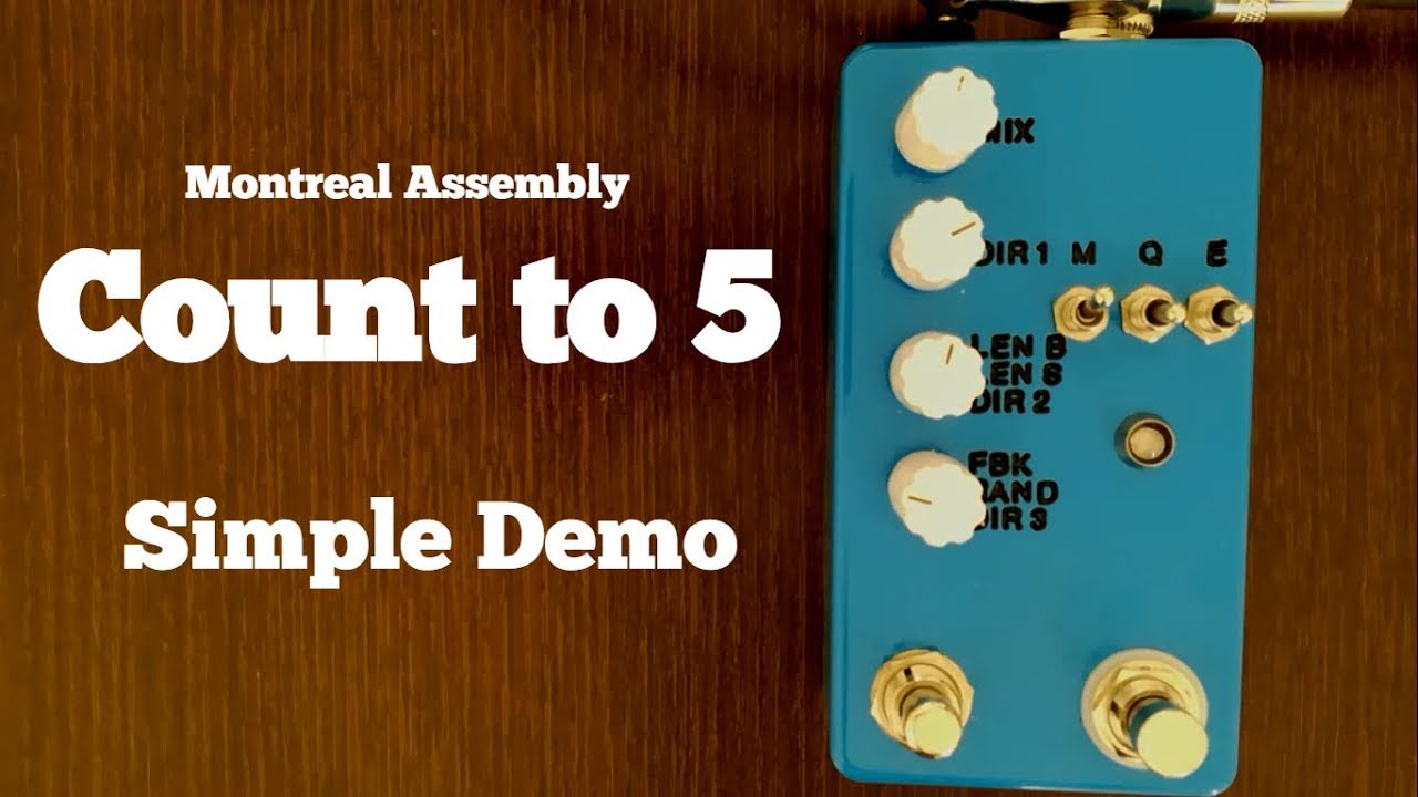 Montreal Assembly Count to 5 Simple Demo