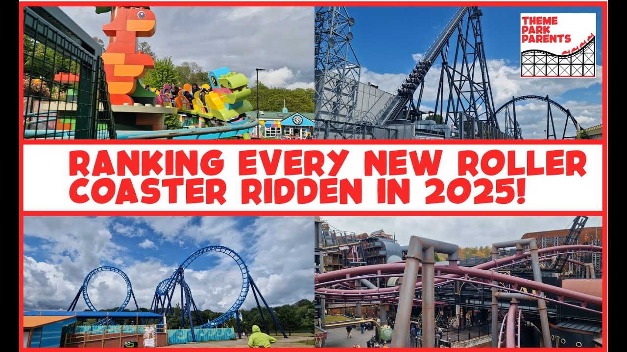 Ranking EVERY New Roller Coaster I Rode for the First Time in 2025!