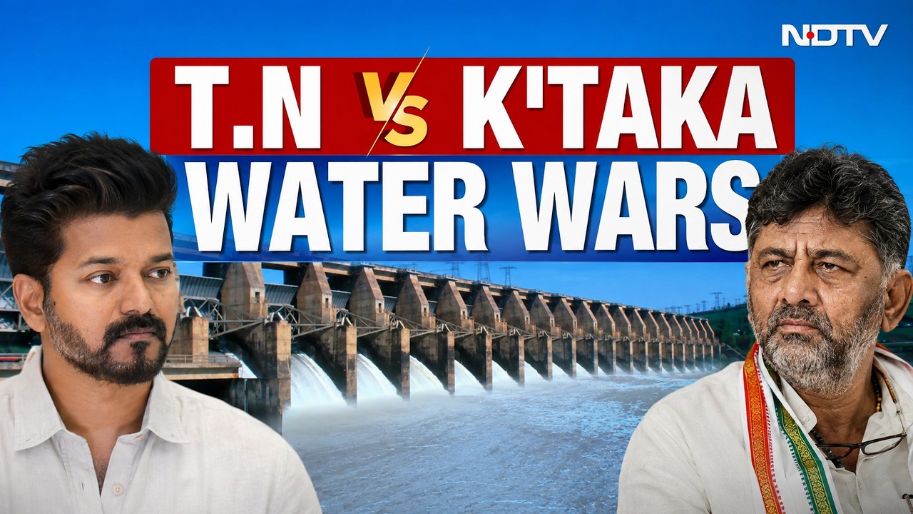 Cauvery War Dispute LIVE News | Tamil Nadu Vs Karnataka Water Wars | CM Vijay | DK Shivakumar