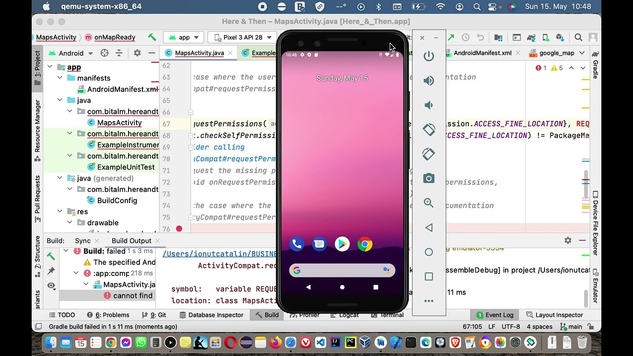 Launching an Android App in IntelliJ Android Studio