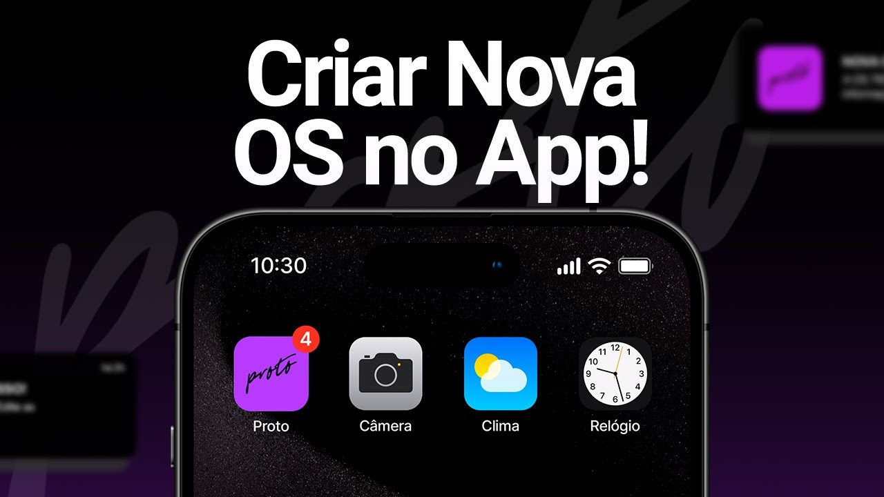 Criar nova OS no App PROTO