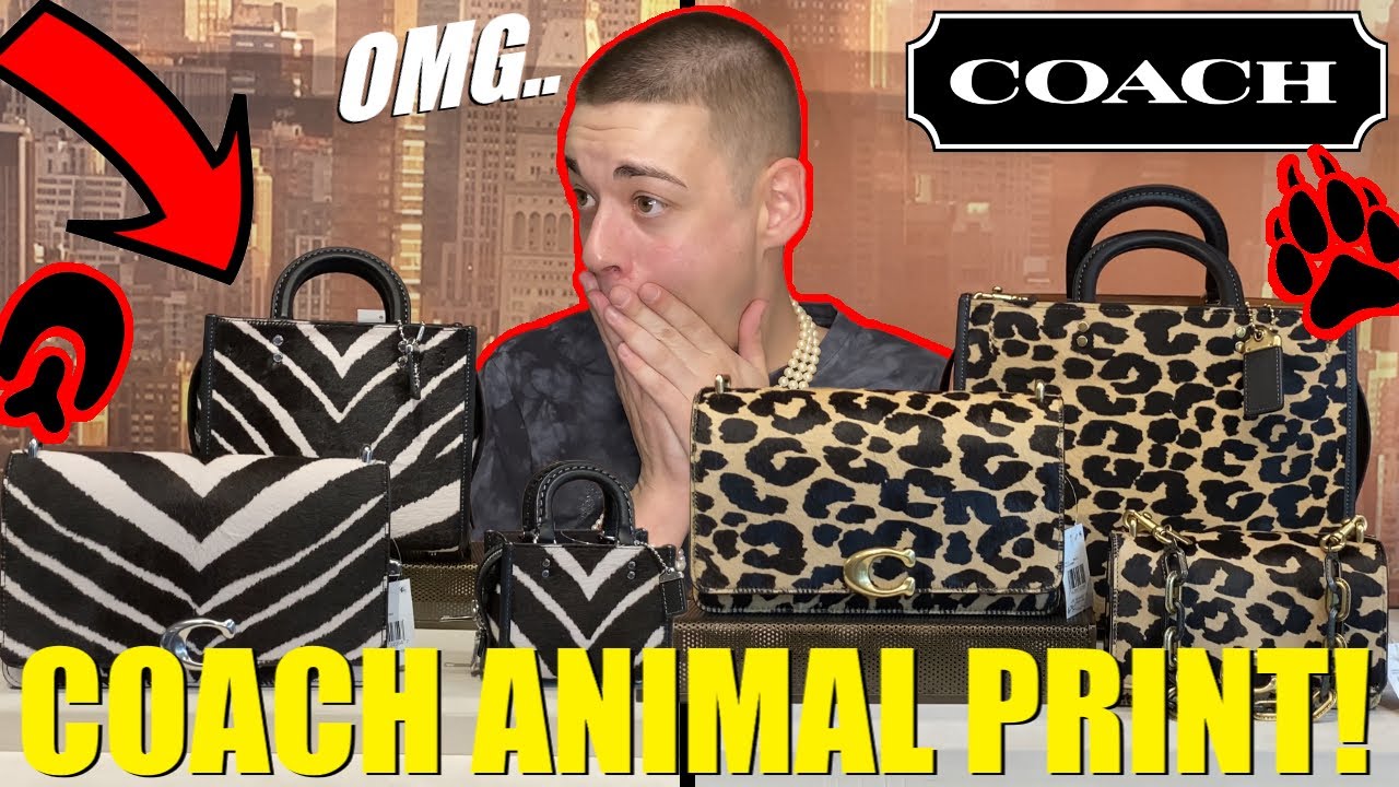 COACH GONE WILD? NEW Coach Animal Print Collection! *Shop With Me!*