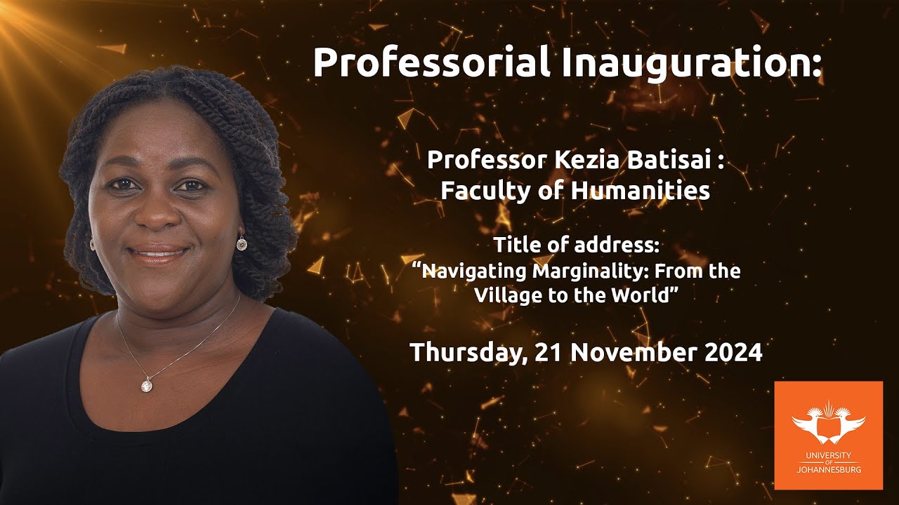 Professorial Inauguration: Prof Kezia Batisai | Faculty of Humanities