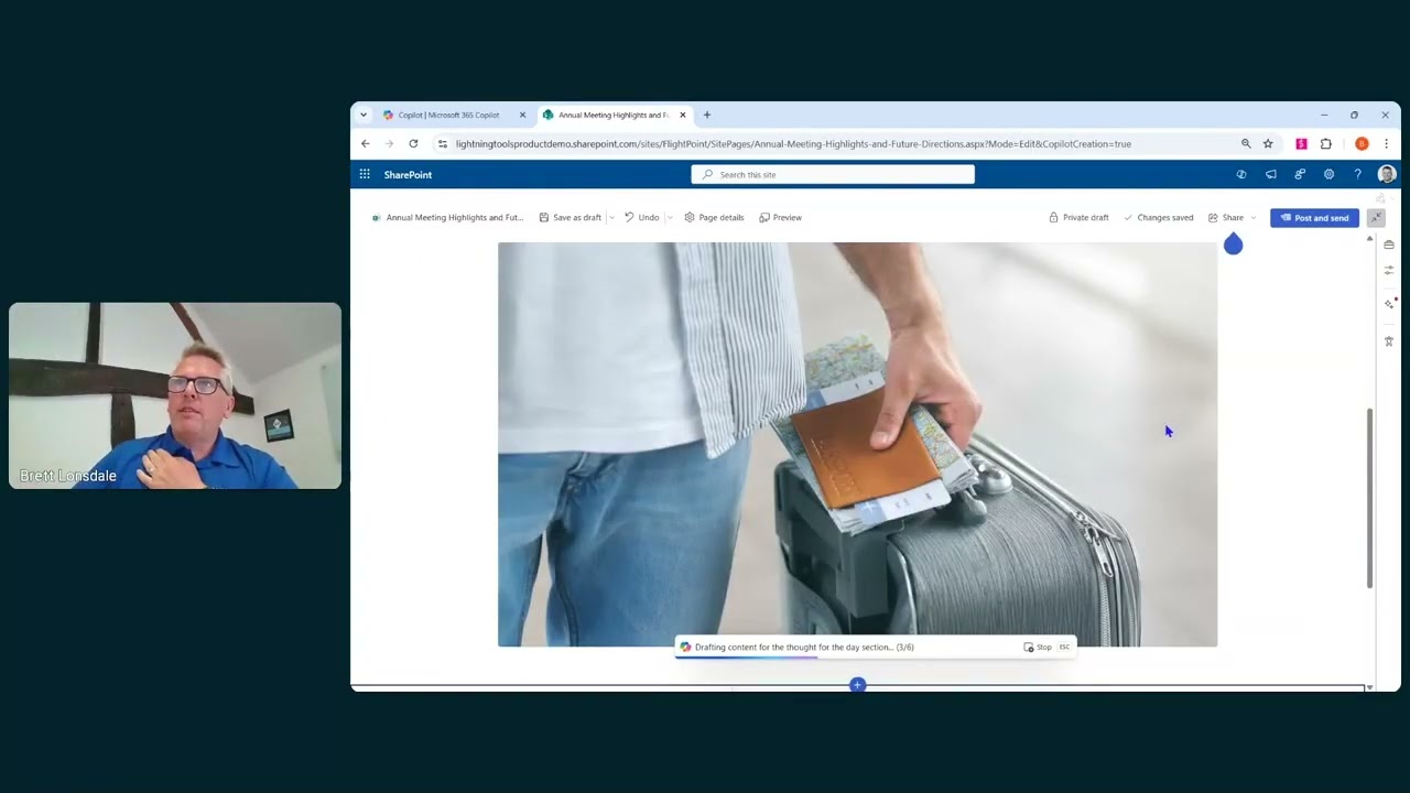 Reimagining SharePoint Intranets with Copilot Pages & Lightning Tools Integration