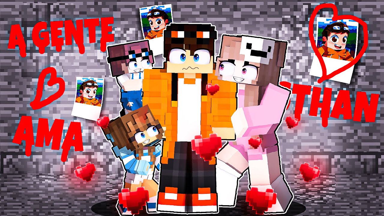 STHAN tem uma FAMÍLIA com a GAROTA YANDERE no Minecraft!
