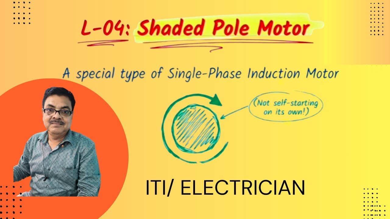 Shaded Pole Motor.L -04 ITI/ELECTRICAL ENGINEERING 