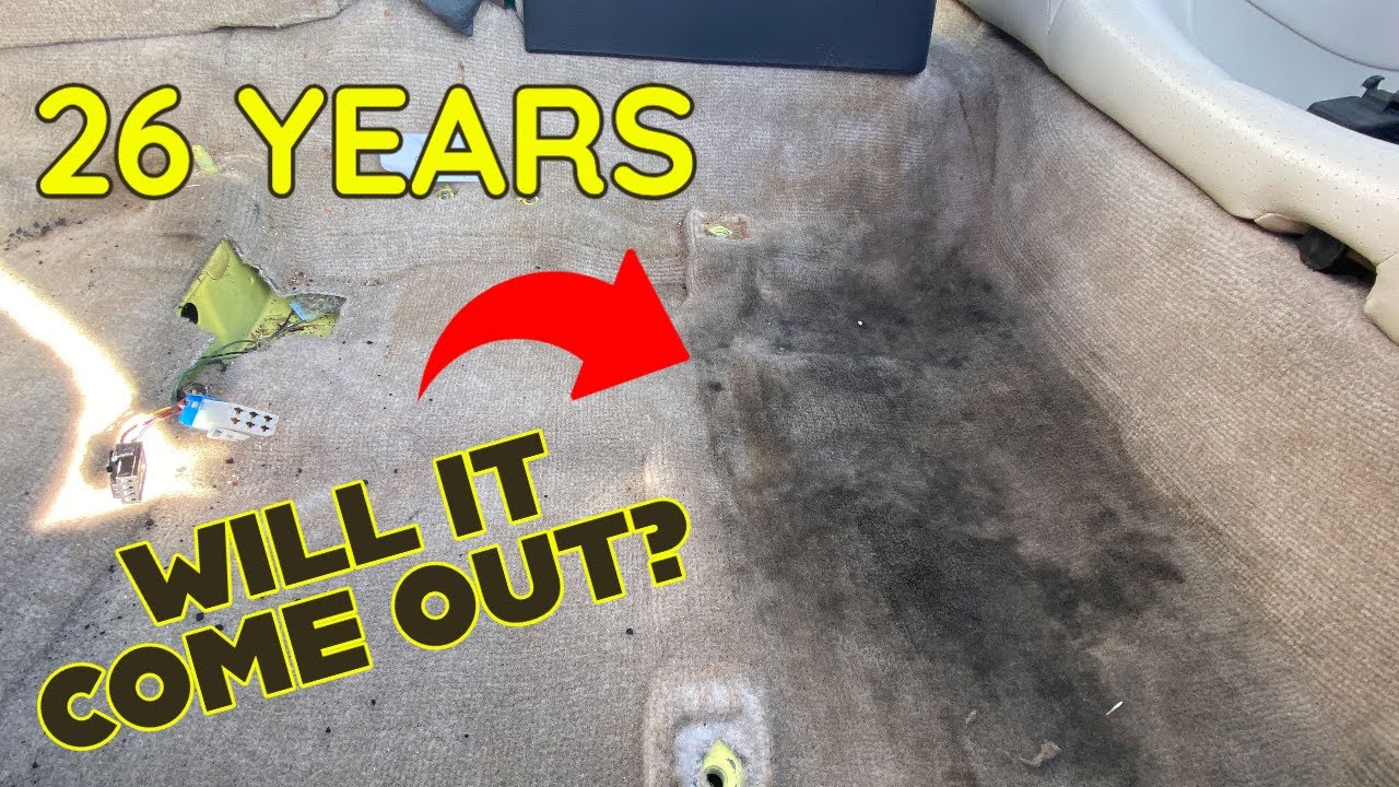 MITSUBISHI 3000GT BUILD PART 1: Cleaning The Nastiest Carpet I Have Ever Seen!