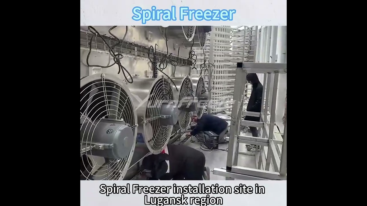 IQF Spiral Freezer Installation