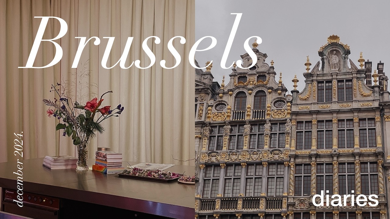 last belgian postcard: a quiet solo day in brussels 💌