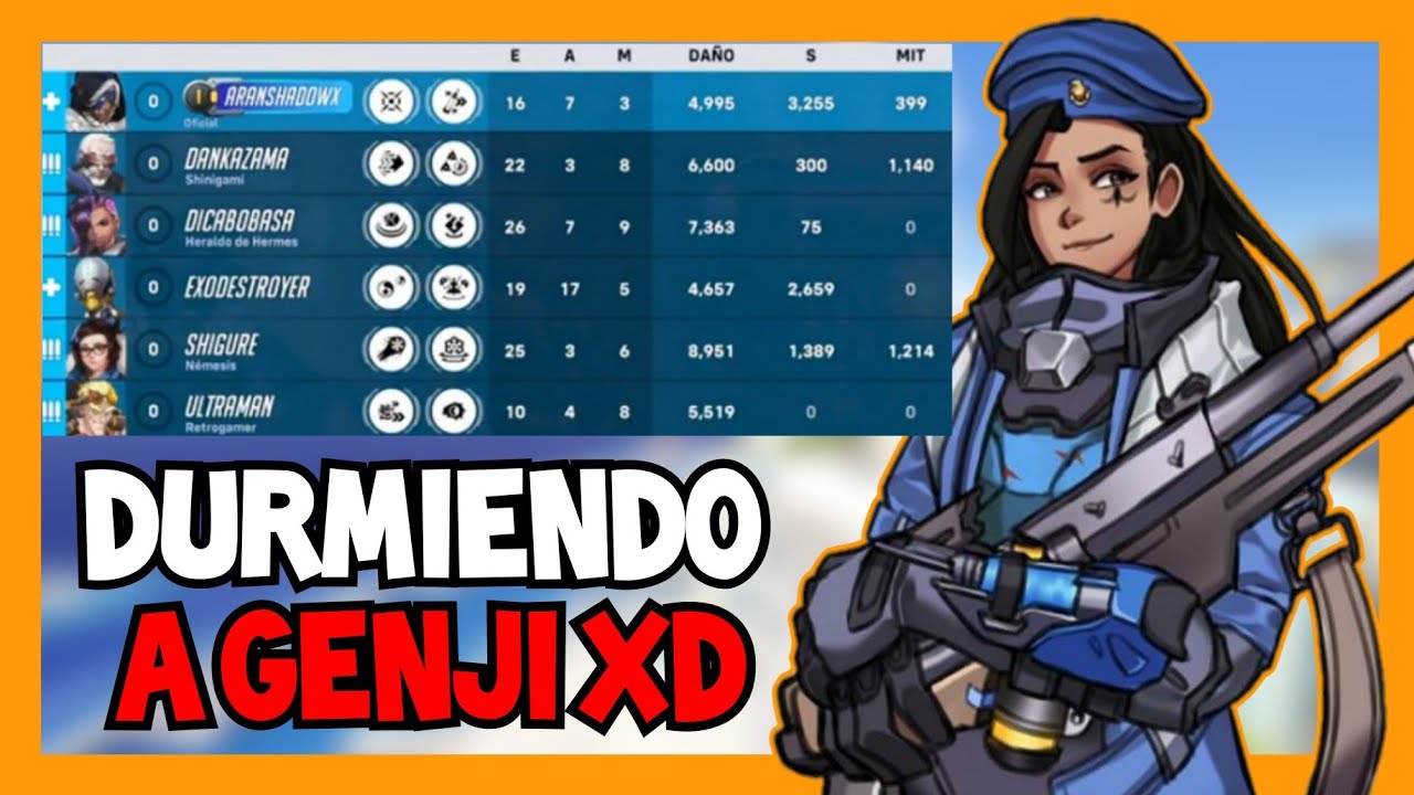 DORMÍ A GENJI PARA QUE APRENDA HUMILDAD | OVERWATCH 