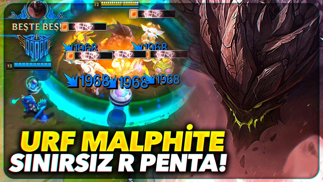 MALPHİTE + VEİGAR URF'DA DENK GELİRSE OLAY OLAY !! PENTA ATTIM YOK ETTİK !! | Ogün Demirci